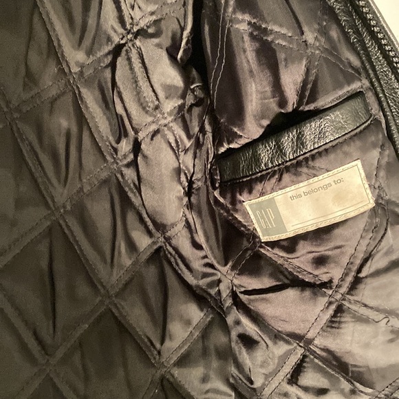 Authentic Gap Fine Leather XXS Kids Jacket - Picture 6 of 12